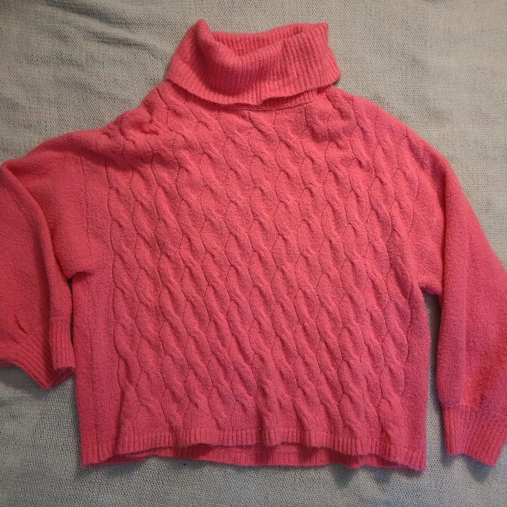 Bright Pink Cozy Sweater